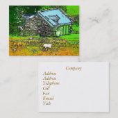 CARTE DE VISITE L'ANCIENNE GAILLE (Devant / Derrière)