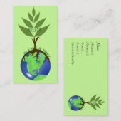 Carte de visite LandScaperReLeaf - Plante A Tree (Devant / Derrière)