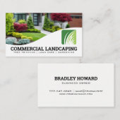 Carte De Visite Landscaping | Bushes | Trees | Gardening (Devant / Derrière)