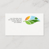 Carte De Visite Landscaping Garden Background (Dos)