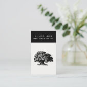 Carte De Visite Landscaping Lawn Care QR Code Social Media (Debout devant)