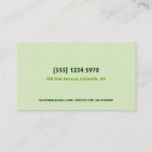 Carte De Visite 🌿 Landscaping Lawn Mowing Premium (Dos)