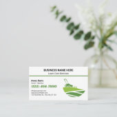 Carte De Visite Landscaping Yard Work Grass Cutting lawn Care (Debout devant)