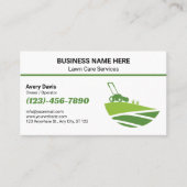 Carte De Visite Landscaping Yard Work Grass Cutting lawn Care (Devant)