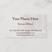 Carte De Visite L'Ange du gardien de la foi (Dos)