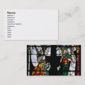 Carte De Visite L'annonce, de la chapelle de Jacques Coeur (Devant / Derrière)