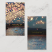 Carte De Visite Lanternes de souhait d'amour (Devant / Derrière)