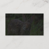 Carte De Visite Lapin (Dos)