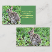 Carte De Visite Lapin (Devant / Derrière)