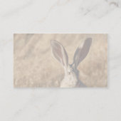 Carte De Visite Lapin à queue noire (Dos)