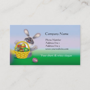 Carte De Visite Lapin de Pâques