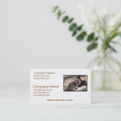 Carte De Visite Lapin mignon (Debout devant)