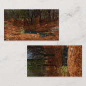 Carte De Visite L'après-midi de l'année Signet (Devant / Derrière)