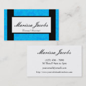 Carte De Visite L'Aqua affecte l'assistant personnel (Devant / Derrière)