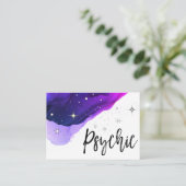 Carte De Visite L'aquarelle de milieu psychique de *~* tient le (Debout devant)