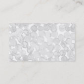 Carte De Visite L'aquarelle grise pointille le motif peint par (Dos)