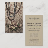 Carte De Visite L'arabesque victorien, MÉTALLIQUE S'EST LEVÉ - (Devant / Derrière)