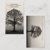 Carte De Visite L'arbre (Devant / Derrière)