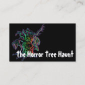 Carte De Visite L'arbre d'horreur (Devant)