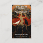 Carte De Visite L'Arbre entre les mondes | Conceptions de l'Arbre  (Devant)