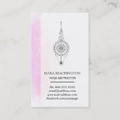 Carte De Visite L'arc-en-ciel en pastel de *~* tient le premier (Dos)