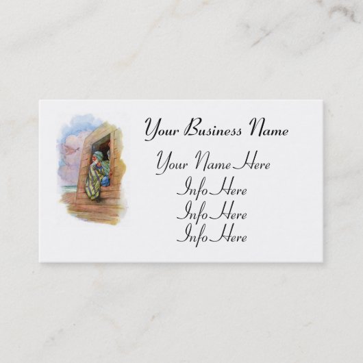 Carte De Visite L'Arche de Noé en mer (Devant)