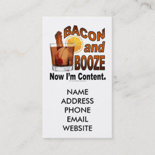 Carte De Visite LARDON et BOISSON! Maintenant, je suis Contente.
