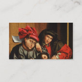 Carte De Visite L'argent Lenders (huile sur le panneau de chêne) (Dos)