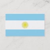 Carte De Visite L'Argentine - affaires (Dos)