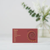 Carte De Visite L'art Abstrait fragile flottant (Debout devant)