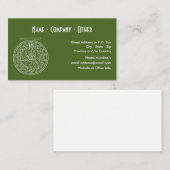 Carte De Visite L'art de la bobine de pêche au vol (Devant / Derrière)