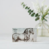 Carte De Visite L'art du cheval Vintage (Debout devant)