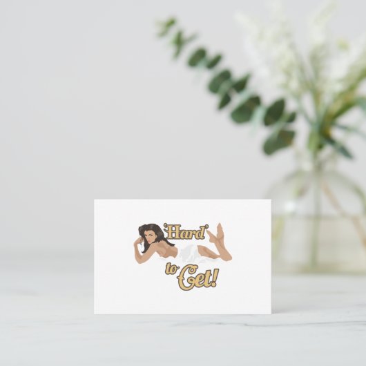 Carte De Visite L'Art Du Nez D'Aéronef Difficile D'Obtenir Une Idé (Debout devant)