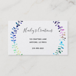 Carte De Visite L'art est individualité