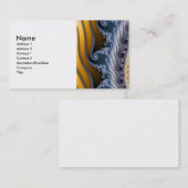 Carte De Visite L'art fractal balayé par le vent (Devant / Derrière)
