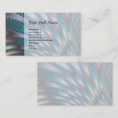 Carte De Visite L'art fractal des doigts (Devant / Derrière)