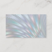 Carte De Visite L'art fractal des doigts (Dos)