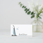 Carte De Visite L'art ménager nettoyant à vide (Debout devant)