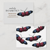 Carte De Visite L'art papillon (Devant / Derrière)
