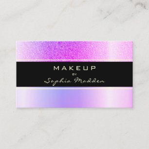 Carte De Visite L'artiste de maquillage Iridescente Ombre Parties
