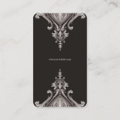 Carte De Visite L'As Des Coeurs Argent Baroque (Dos)