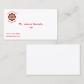 Carte De Visite Las Vegas Fire Rescue Emblem Business Card (Devant / Derrière)