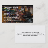 Carte De Visite Las Vegas la nuit (Devant / Derrière)