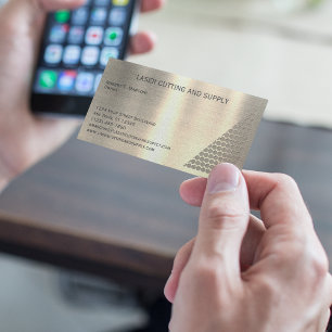 Carte De Visite Laser Coupe et Approvisionnement en laiton