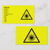 Carte De Visite Laser_Radiation (Devant / Derrière)