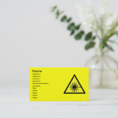 Carte De Visite Laser_Radiation (Debout devant)