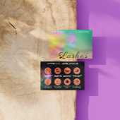 Carte De Visite Lash aquarelle Abstraite après l'instruction d'ent