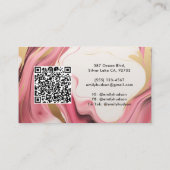 Carte De Visite Lash cheveux et maquillage (Dos)