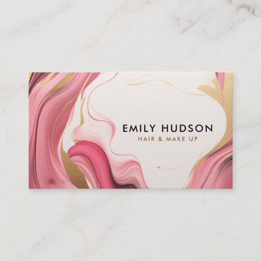 Carte De Visite Lash cheveux et maquillage (Devant)