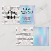 Carte De Visite Lash des yeux | Papillons à motifs floraux | Kit m (Devant / Derrière)